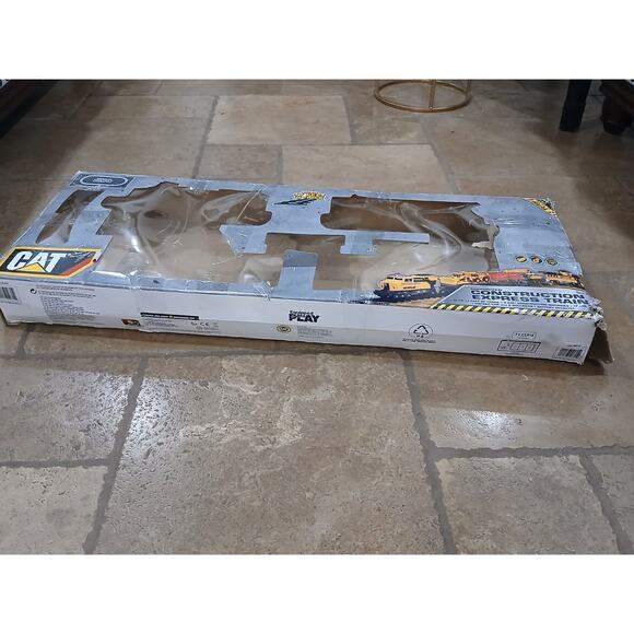 STORAGE BOX For 2014 Toy State CAT Caterpillar Construction Express Train Empty - Picture 5 of 16